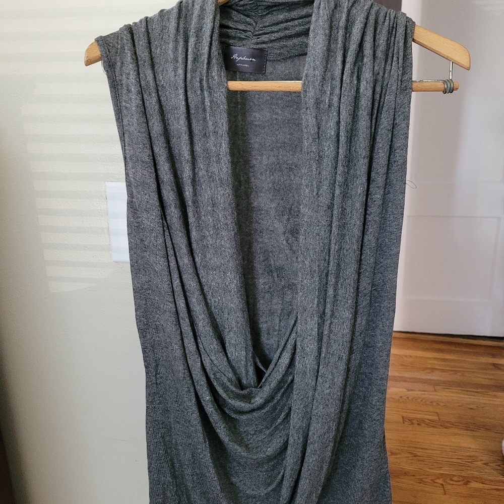 Hepburn Apparel Drape Neck Top